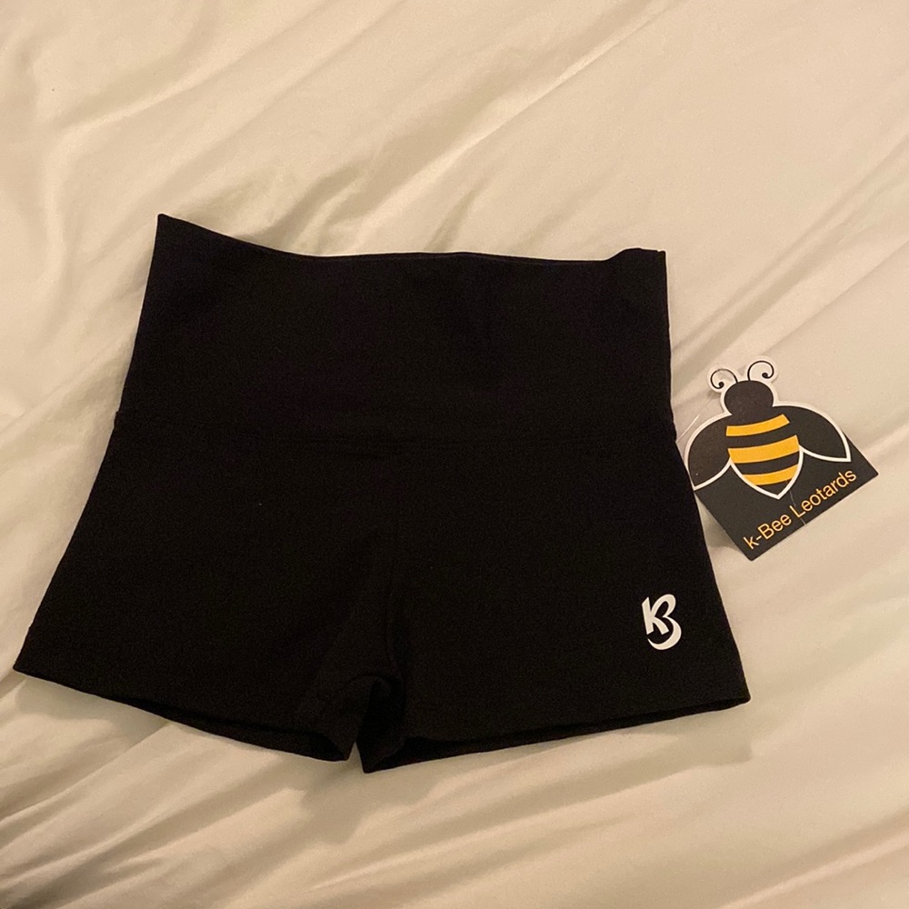 Brand new KBee girls black shorts size M